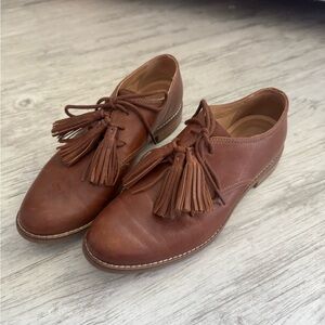 Women’s Sperry Brown Leather Tassel Loafers